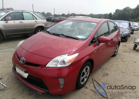 2013 Toyota Prius Two from USA, damaged, VIN JTDKN3DU9D5669739